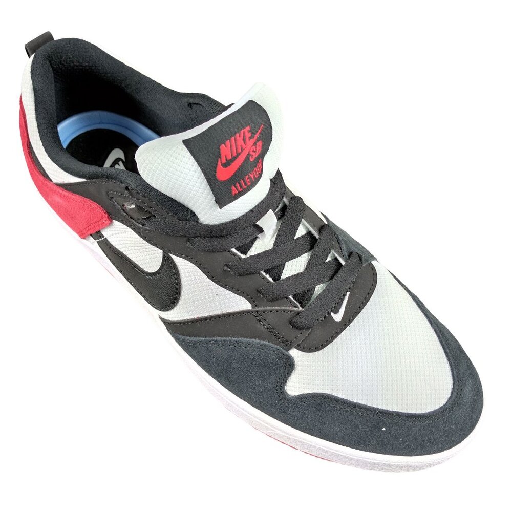 Nike Men's SB Alleyoop White Black University Red Size 9 CJ0882-102
